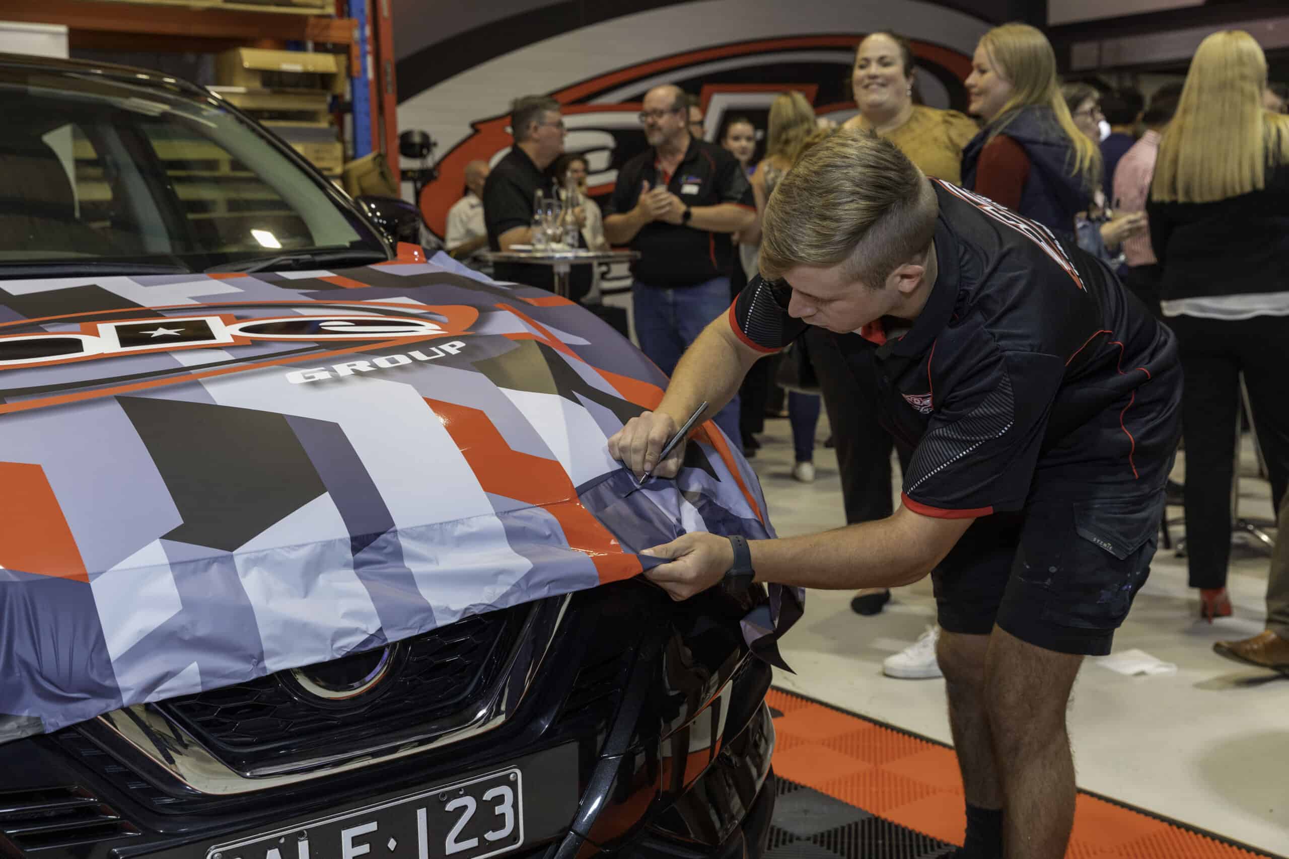 Toowoomba Chamber Events ALE Group car wrapping