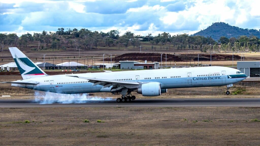 Toowoomba Business Performance Sentiment Index 2023 cathay pacific plane